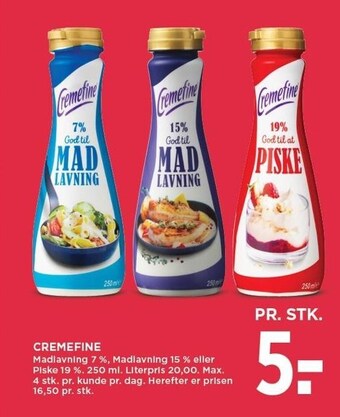 MENY Cremefine tilbud