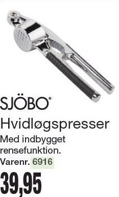 Harald Nyborg Sjöbo hvidløgspresser tilbud