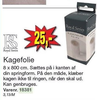 Harald Nyborg Kagefolie tilbud