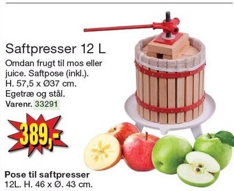 Harald Nyborg Saftpresser 12 l tilbud