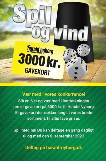 Harald Nyborg Spil og vind tilbud