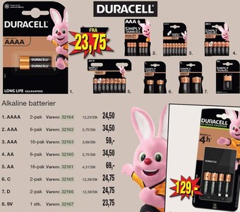 Harald Nyborg Alkaline batterier tilbud