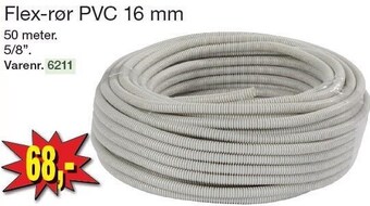 Harald Nyborg Flex-rør pvc 16 mm tilbud