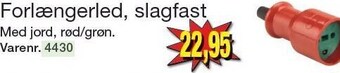 Forlængerled, slagfast