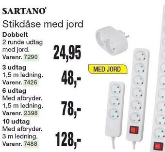Harald Nyborg Sartano stikdåse med jord tilbud