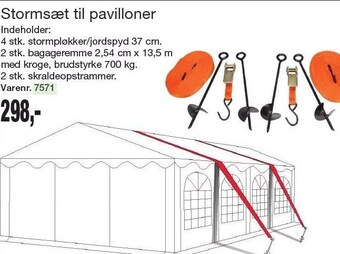Harald Nyborg Stormsæt til pavilloner tilbud
