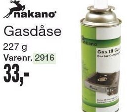 Harald Nyborg Nakano gasdåse tilbud