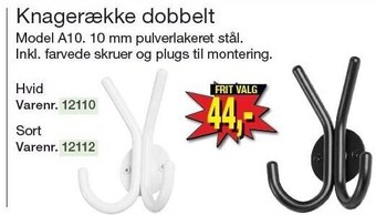 Harald Nyborg Knagerække dobbelt tilbud