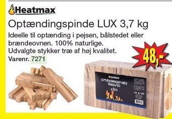 Harald Nyborg Heatmax optændingspinde lux 3,7 kg tilbud