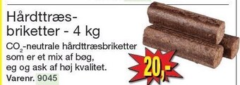 Harald Nyborg Hårdttræsbrikketer - 4 kg tilbud