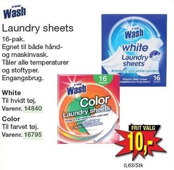 Harald Nyborg Laundry sheets tilbud