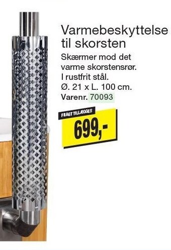 Harald Nyborg Varmebeskyttelse til skorsten tilbud