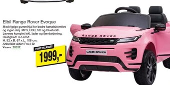 Elbil range rover evoque
