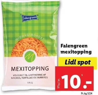 Lidl Falengreen mexitopping tilbud