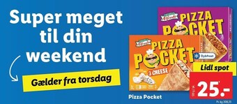 Lidl Pizza pocket tilbud