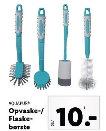 Lidl Aquapur opvaske-/flaskebørste tilbud