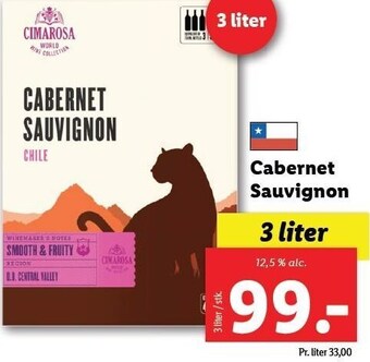 Lidl Cabernet sauvignon tilbud