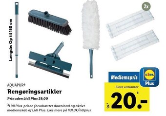 Lidl Aquapur rengøringsartikler tilbud