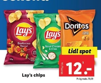 Lidl Lay's chips tilbud