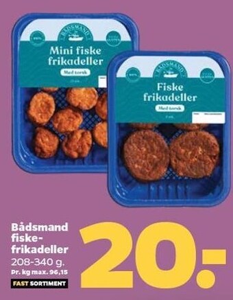 Netto Bådsmand fiskefrikadeller tilbud