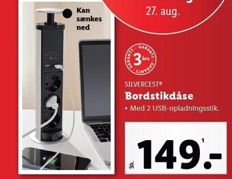 Lidl Silvercrest bordstikdåse tilbud