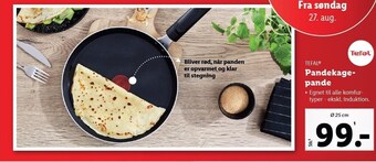 Lidl Tefal pandekagepande tilbud