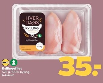 Netto Hverdags kyllingefilet tilbud