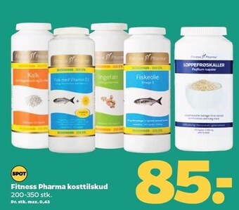Fitness pharma kosttilskud