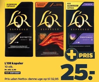 Netto L'or kapsler tilbud