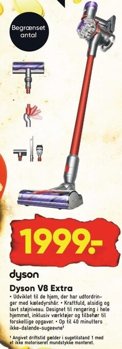 Dyson v8 ekstra