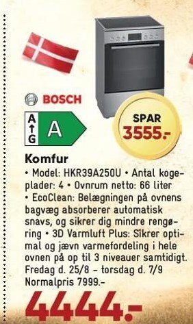 Bilka Komfur tilbud