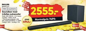 Bilka Soundbar med trådløs subwoofer tilbud