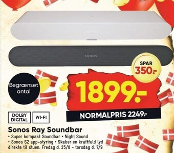 Bilka Sonos ray soundbar tilbud