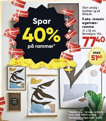 Spar 40% på rammer