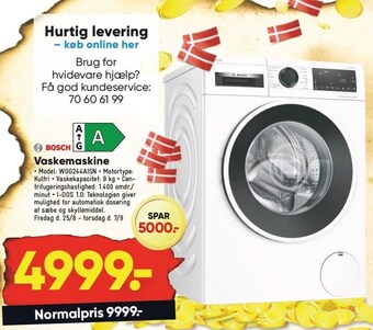 Bilka Vaskemaskine tilbud