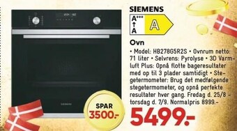 Bilka Ovn tilbud
