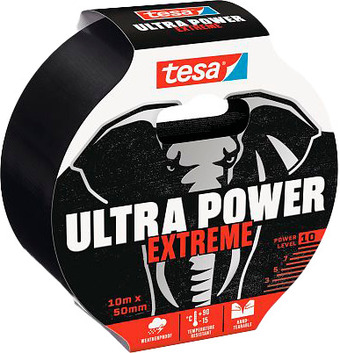 Johannes Fog Tesa reparationstape sort ultra power extreme 50mmx10m tilbud