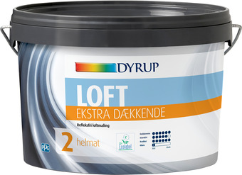 Johannes Fog Dyrup loft 02 ekstra dækkende hvid 2,25l tilbud