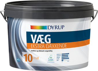 Dyrup væg 10 ekstra dækkende base 10 2,25l