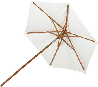 Johannes Fog Skagerak messina parasol med natur dug ø210 cm tilbud