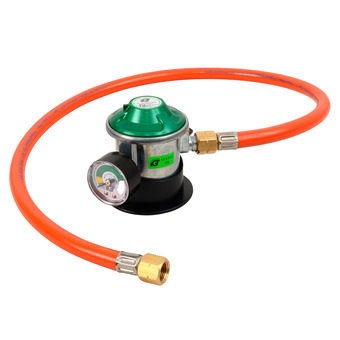 Johannes Fog Cozze gasregulator med manometer og 1,1m slange tilbud