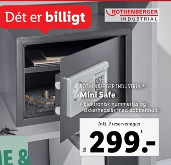 Lidl ROTHENBERGER INDUSTRIAL Mini Safe tilbud