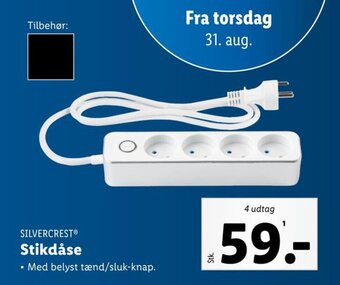 Lidl SILVERCRESTⓇ Stikdåse tilbud