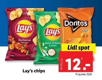 Lidl Lay's chips tilbud