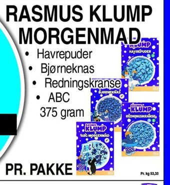 ABC Lavpris RASMUS KLUMP MORGENMAD tilbud
