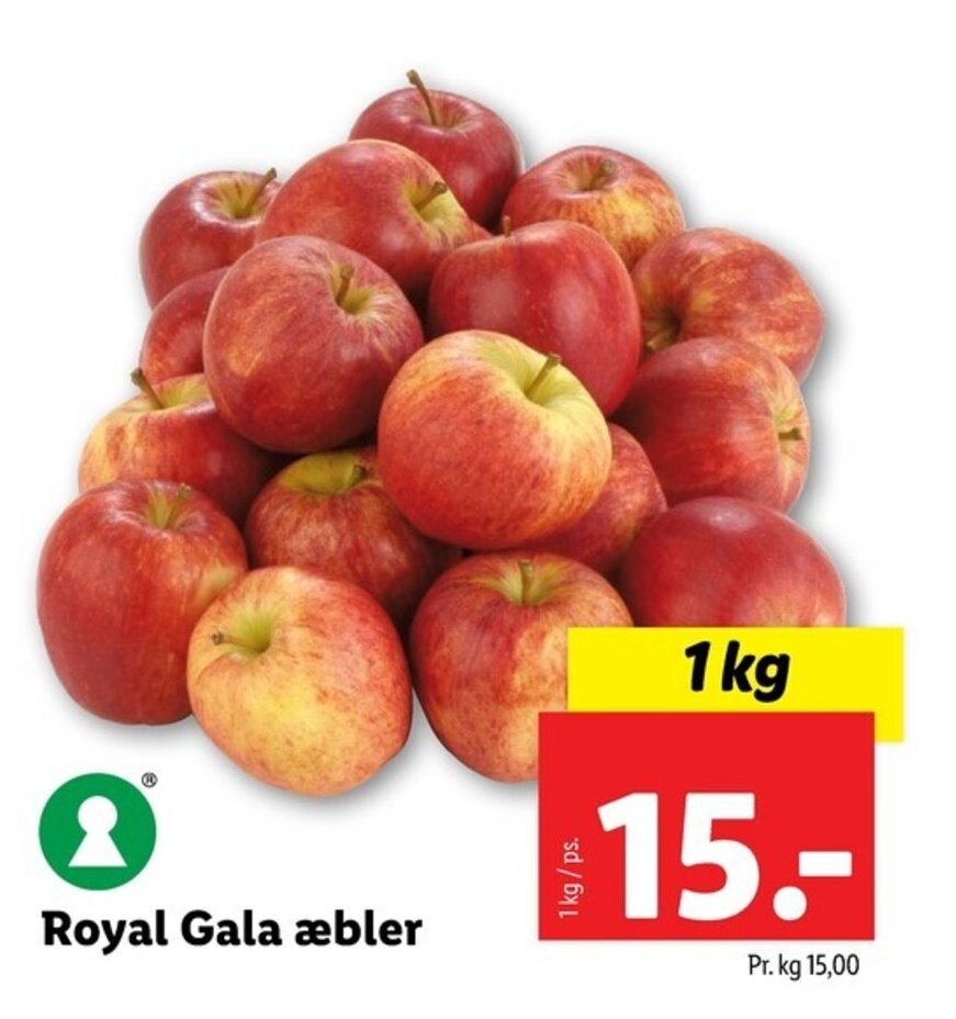 Royal Gala æbler tilbud hos Lidl