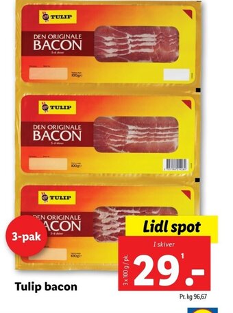 Lidl Tulip bacon tilbud