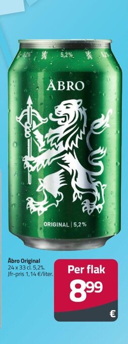 Abro Original 24 x 33 cl. 5,2%.