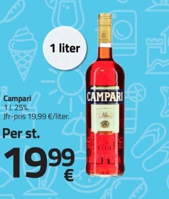 Fleggaard Campari 1L. 25% tilbud