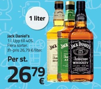 Fleggaard Jack Daniel's 1 L. tilbud